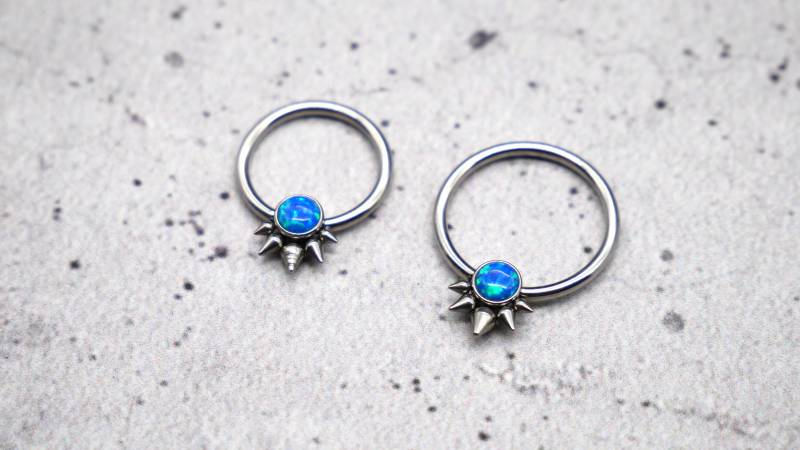 Piercing/Ohrring/Septum Chirurgenstahl - 1K/07 von LeelaArtandJewellery