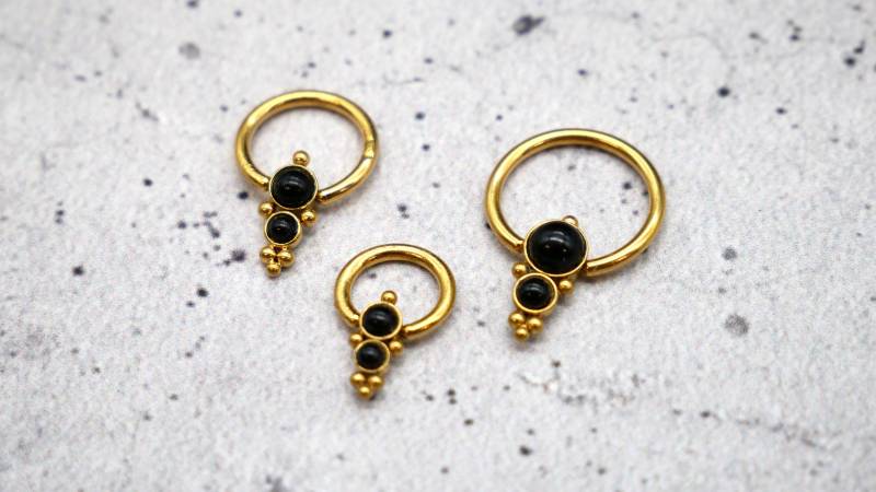 Piercing/Ohrring/Septum Chirurgenstahl - 1K/08 von LeelaArtandJewellery