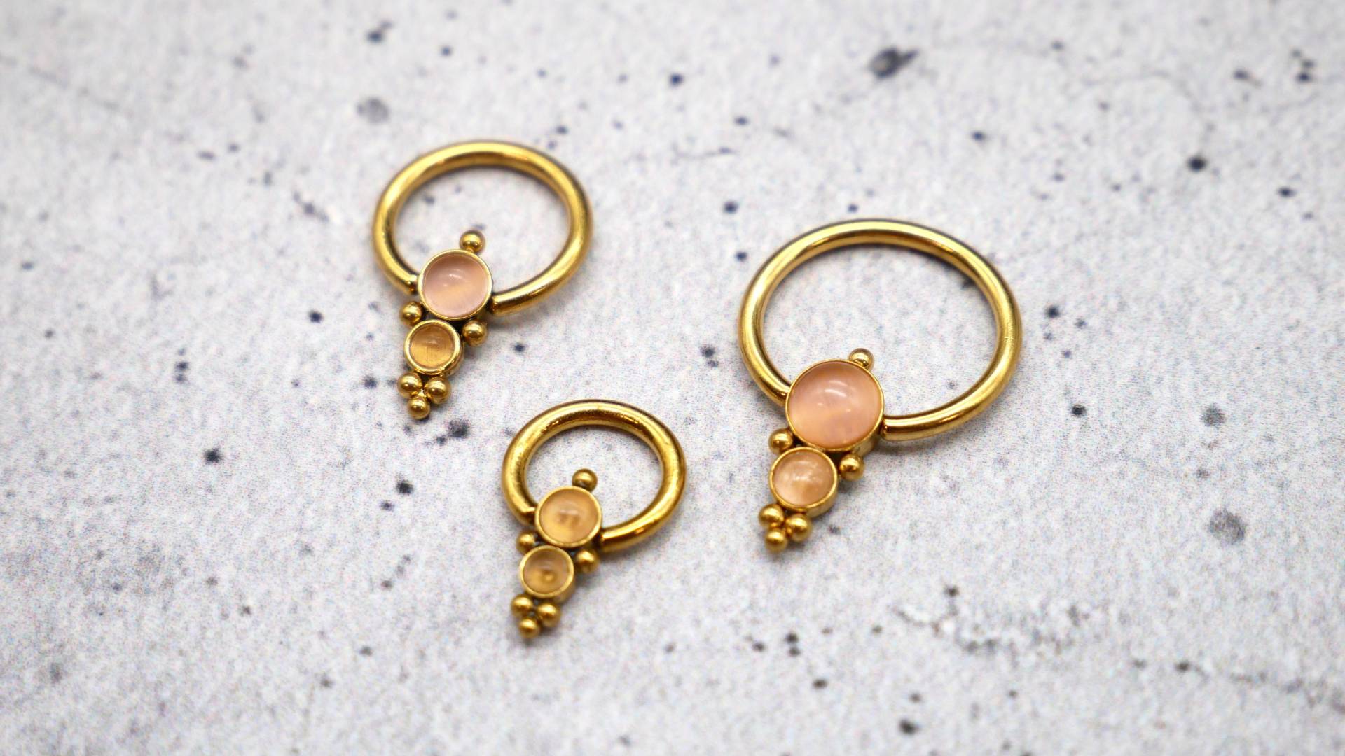 Piercing/Ohrring/Septum Chirurgenstahl - 1K/08 von LeelaArtandJewellery