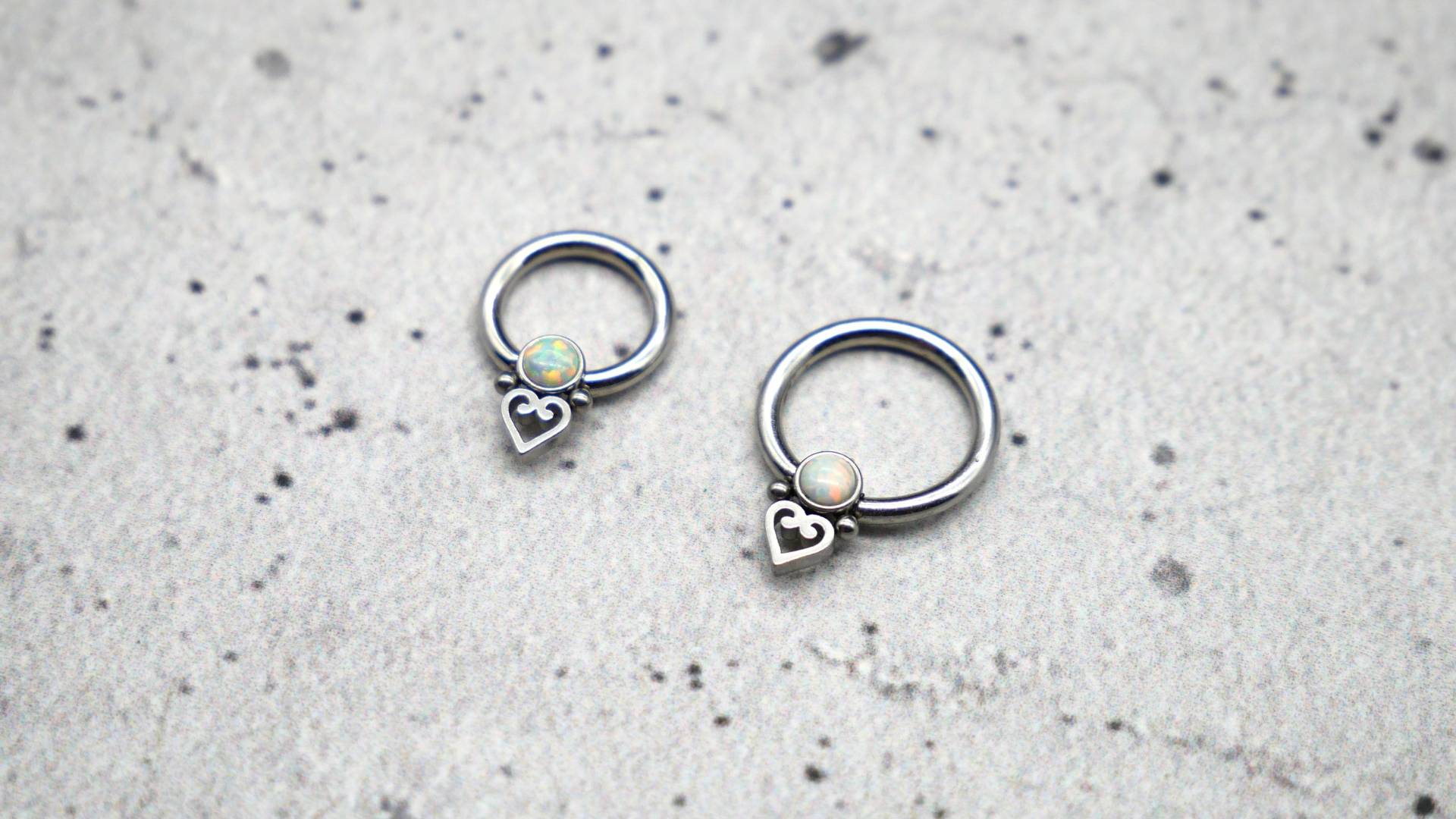 Piercing/Ohrring/Septum Chirurgenstahl - 1K/14 von LeelaArtandJewellery
