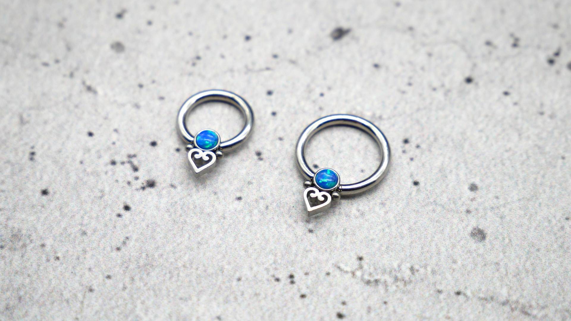Piercing/Ohrring/Septum Chirurgenstahl - 1K/14 von LeelaArtandJewellery