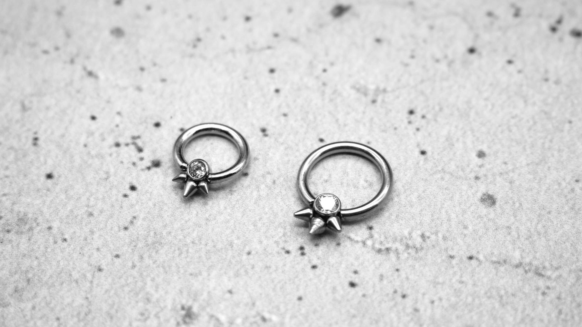 Piercing/Ohrring/Septum Chirurgenstahl - 1K/15 von LeelaArtandJewellery