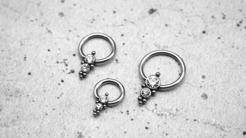 Piercing/Ohrring/Septum Chirurgenstahl - 1K/16 Piercing/Ohrring/Septum Chirurgenstahl - 1K/16 von LeelaArtandJewellery