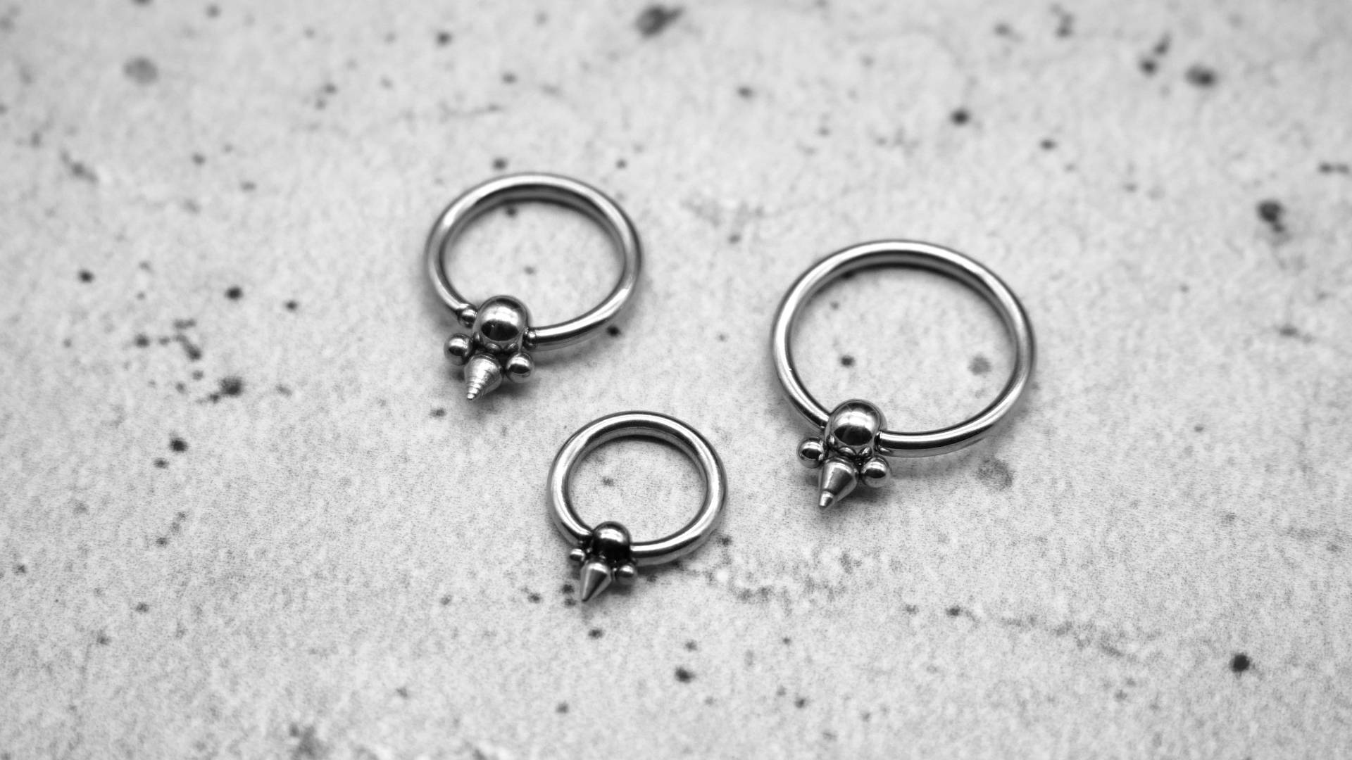 Piercing/Ohrring/Septum Chirurgenstahl - 1K/17 von LeelaArtandJewellery