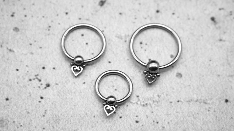Piercing/Ohrring/Septum Chirurgenstahl - 1K/17 von LeelaArtandJewellery