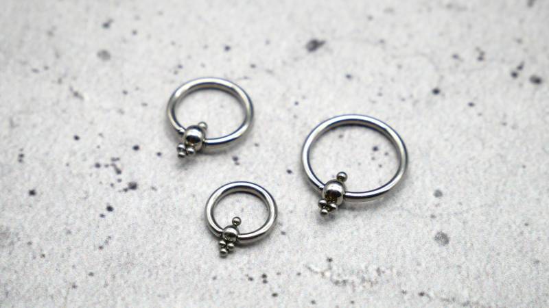 Piercing/Ohrring/Septum Chirurgenstahl - 1K/19 von LeelaArtandJewellery