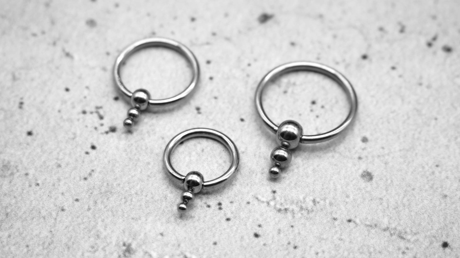 Piercing/Ohrring/Septum Chirurgenstahl - 1K/19 von LeelaArtandJewellery