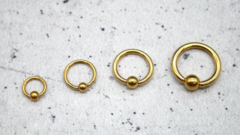 Piercing/Septum Chirurgenstahl - 1I/19 von LeelaArtandJewellery