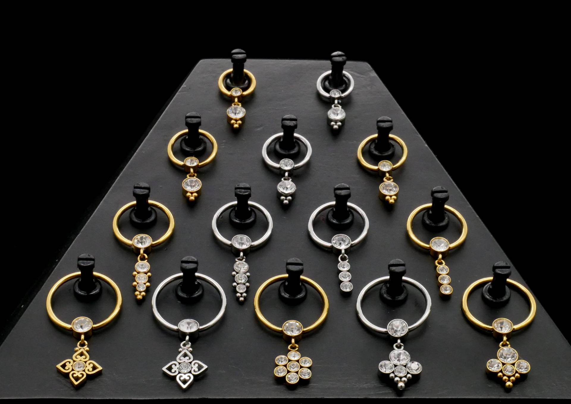 Piercing Ball-Closed-Ring - 1H/14 von LeelaArtandJewellery