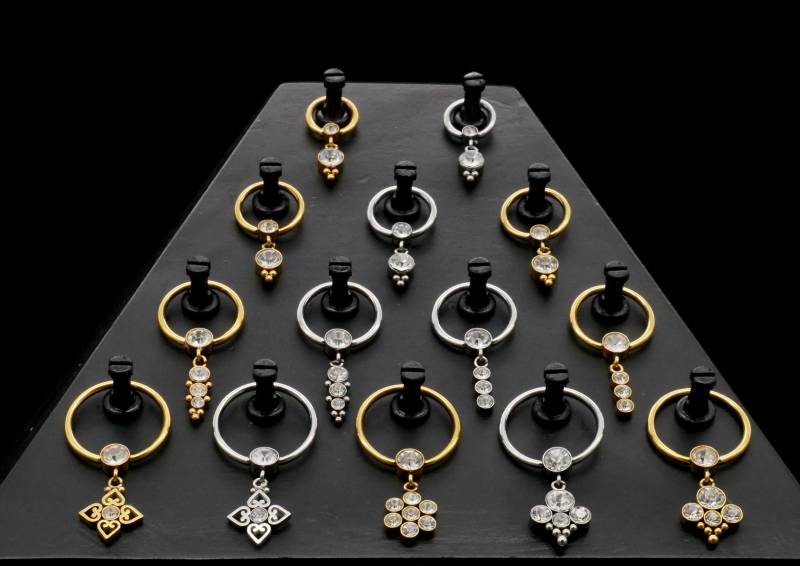 Piercing Ball-Closed-Ring - 1H/14 von LeelaArtandJewellery