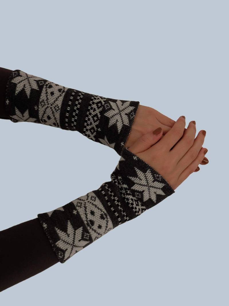 Sterne Armstulpen, Stulpen, Stern, Pulswärmer Für Hände Und Arme, Geschenkideen Frauen. 1 Paar Armstulpen Aus Wunderschönem Strickstoff von LeelawadeeDesign