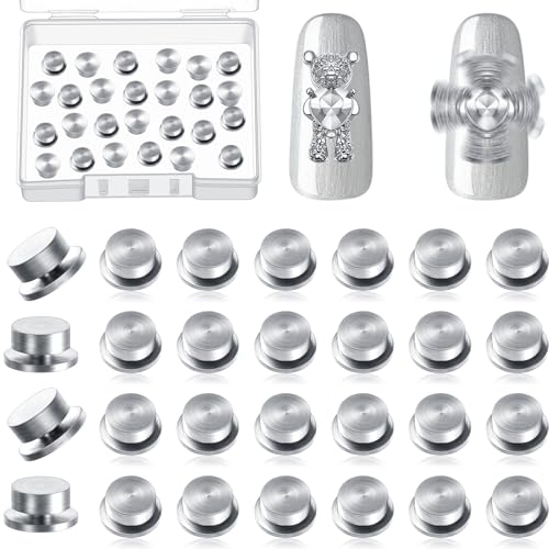 30 Stück drehende Nagelanhänger, Nagelkunst, rotierende Charm-Lager, Kunstwerkzeug, Ringe, Schmuck, rotierende Werkzeuge, 3D-Werkzeug für Frauen und Mädchen, zum Basteln, Schmuckzubehör 30 Stück drehende Nagelanhänger, Nagelkunst, rotierende Charm-Lager, Kunstwerkzeug, Ringe, Schmuck, rotierende Werkzeuge, 3D-Werkzeug für Frauen und Mädchen, zum Basteln, Schmuckzubehör von Leelosp