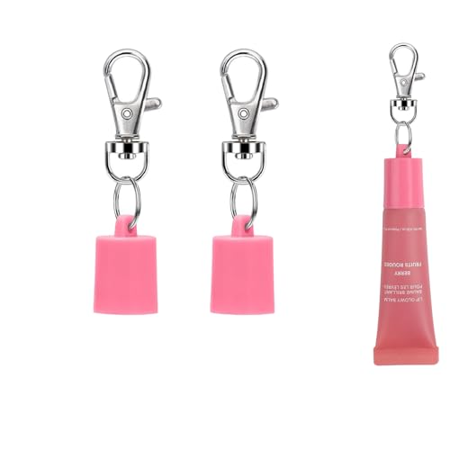 Leeneen Schlüsselanhänger für Lipgloss, Sommerfreitage, 2 Stück Lippenbalsam-Halter, Schlüsselanhänger, tragbare Lipgloss-Hülle für Frauen und Mütter, rose, M Leeneen Schlüsselanhänger für Lipgloss, Sommerfreitage, 2 Stück Lippenbalsam-Halter, Schlüsselanhänger, tragbare Lipgloss-Hülle für Frauen und Mütter, rose, M von Leeneen