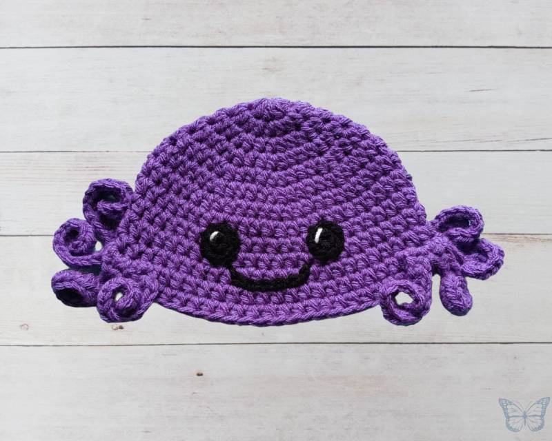 Oktopus Mütze - Jede Farbe Und Größe | Neugeborenen Bis Erwachsenen/Crochet Baby Octopus Hat Kostüm von LeenysBeaniesAndMore