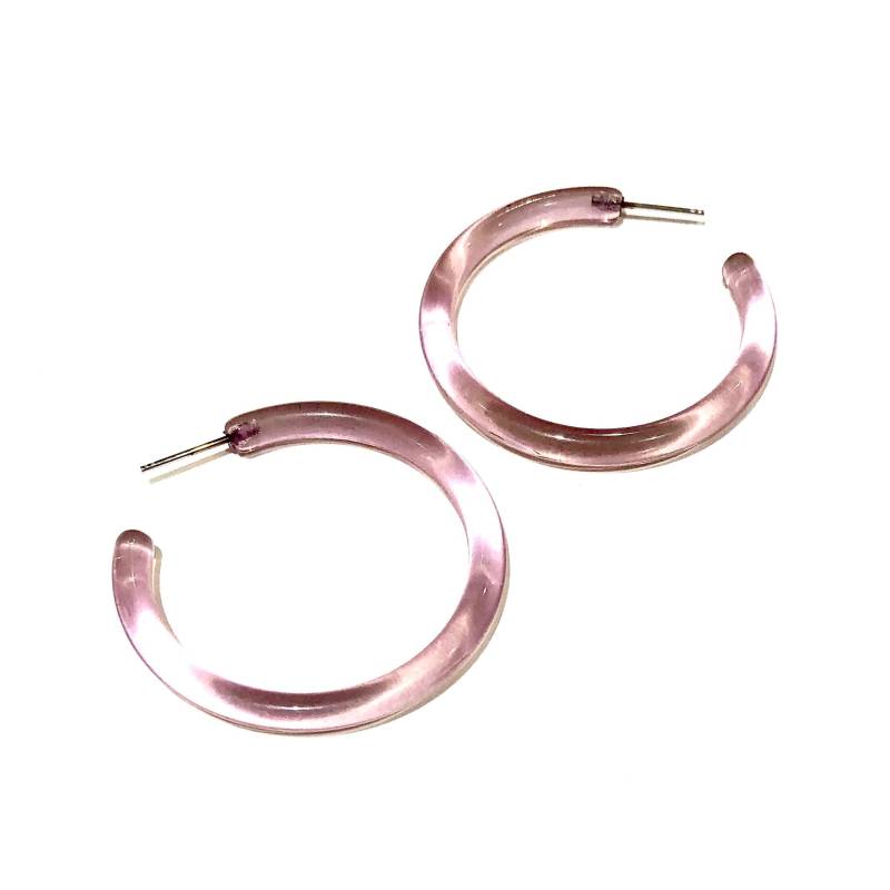 Amethyst Qualle Ohrringe - 1, 5" | Acryl Bunte Leichte Reifen von Leetie