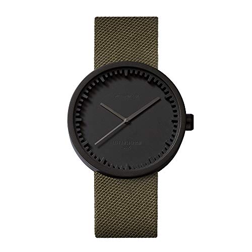 LEFF amsterdam D38 Tube Armbanduhr für Damen Schwarzes Gehäuse Grünes Cordura Armband LT71014 LEFF amsterdam D38 Tube Armbanduhr für Damen Schwarzes Gehäuse Grünes Cordura Armband LT71014 von Leff Amsterdam