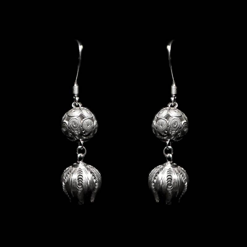 "Filigrane Ohrringe "Pome Sphere" - Sterling Silber Geburtstagsgeschenk Mutter Geschenk Freundin -" von LefkaraSilver