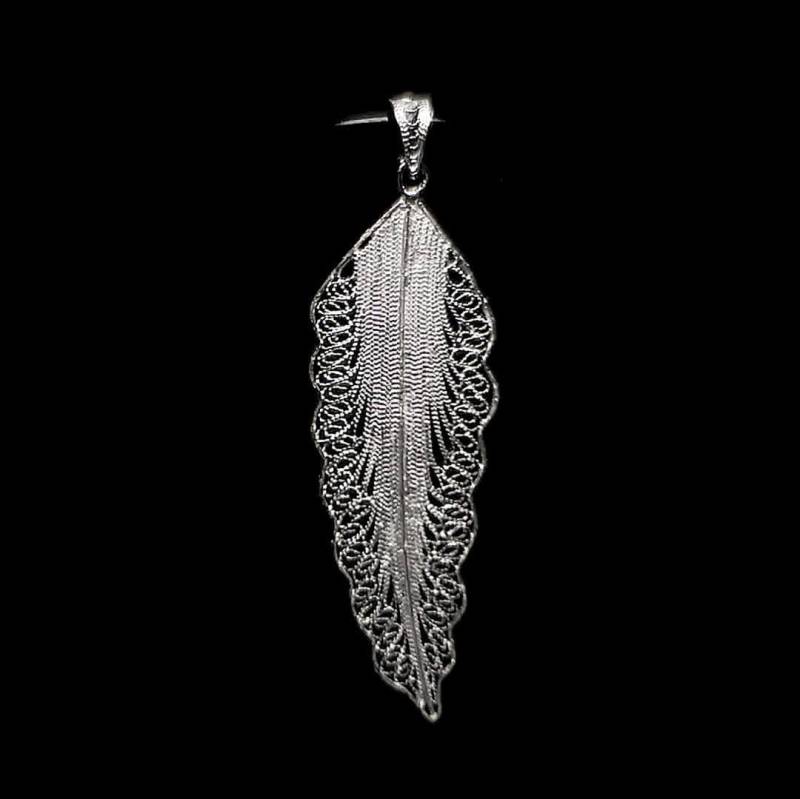 "Handgefertigter Filigraner Anhänger "Flügel" - Sterling Silber Schmuck Geburtstagsgeschenk Mutter Geschenk" von LefkaraSilver