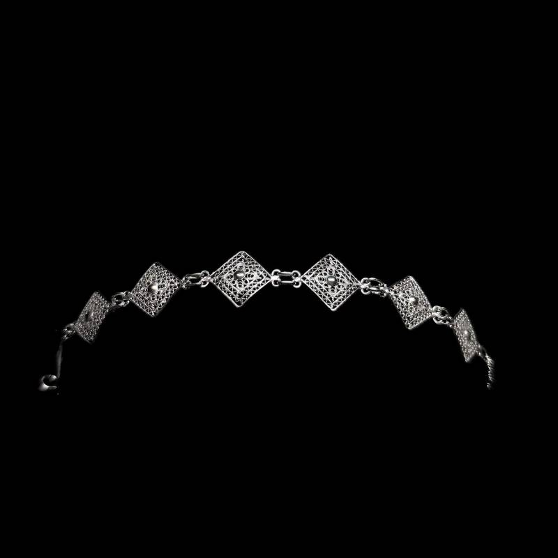 "Handgefertigtes Filigranes Armband "Balance" - Sterling Silber Schmuck Geburtstagsgeschenk Mutter Geschenk" von LefkaraSilver