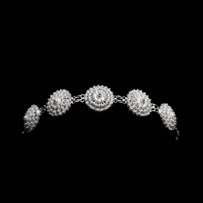 "Handgefertigtes Filigranes Armband "Dahlie" - Sterling Silber Schmuck Geburtstagsgeschenk Mutter Geschenk" von LefkaraSilver