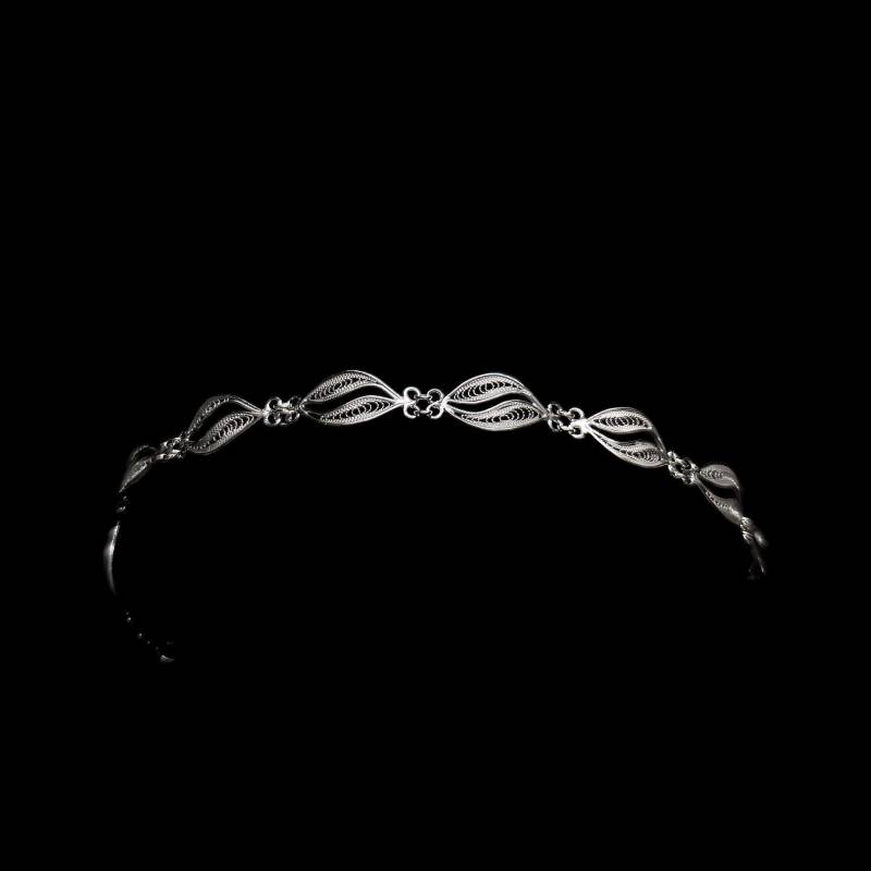 "Handgefertigtes Filigranes Armband "Fast Waves" - Sterling Silber Schmuck Geburtstagsgeschenk Mutter Geschenk" von LefkaraSilver
