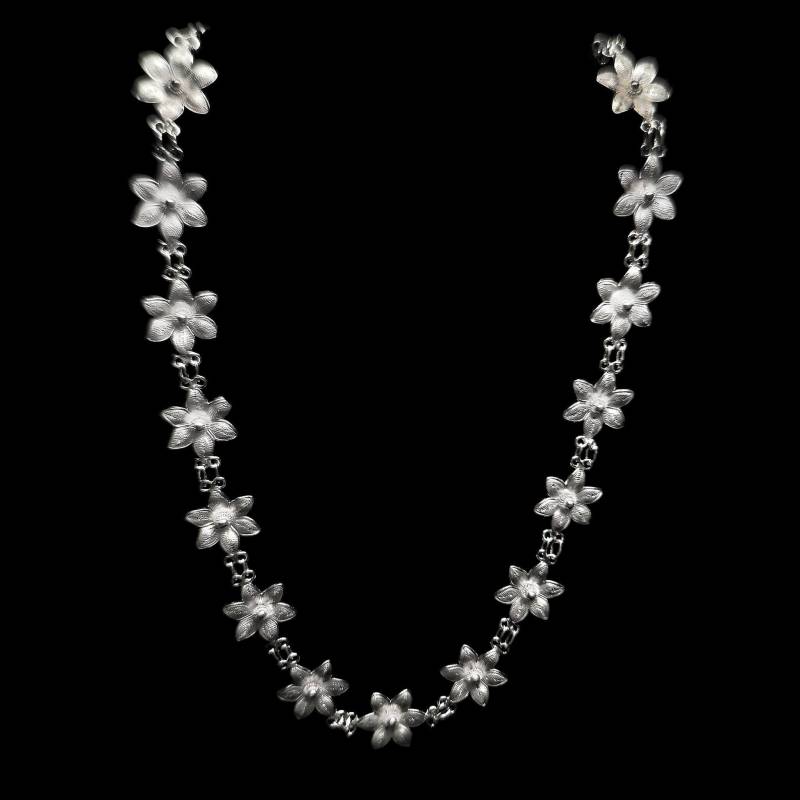 "Handgemachte Filigrane Halskette "Margarita" - Sterling Silber Schmuck Geburtstagsgeschenk Mutter Geschenk" von LefkaraSilver