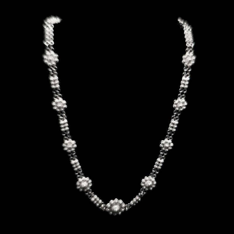 "Handgemachte Filigrane Halskette "Mohn" - Sterling Silber Schmuck Geburtstagsgeschenk Mutter Geschenk" von LefkaraSilver