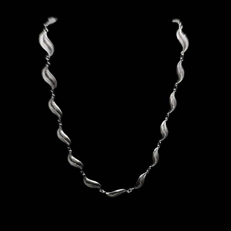 "Handgemachte Filigrane Halskette "Wave" - Sterling Silber Schmuck Geburtstagsgeschenk Mutter Geschenk" von LefkaraSilver
