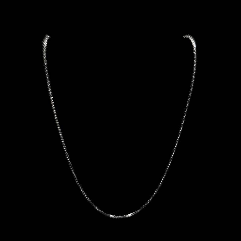 Silberkette "Box" - Lang Sterling Silber Schmuck Geburtstagsgeschenk Mama Geschenk Zypern von LefkaraSilver