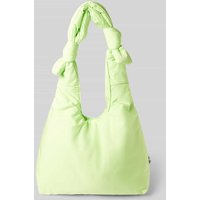 LEFRIK Handtasche mit Knotendetails Modell 'BIWA' in Neon Gruen, Größe 1 von Lefrik