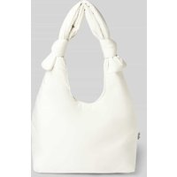 LEFRIK Handtasche mit Knotendetails Modell 'BIWA' in Weiss, Größe 1 von Lefrik