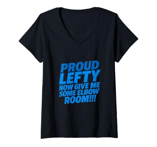 Damen Left Handers Day Left Southpaw Pride Lustiges Zitat August 13 T-Shirt mit V-Ausschnitt Damen Left Handers Day Left Southpaw Pride Lustiges Zitat August 13 T-Shirt mit V-Ausschnitt von Left Handed Squad Design co.