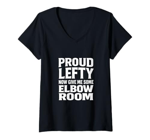 Damen Left Handers Day Left Southpaw Pride Lustiges Zitat August 13 T-Shirt mit V-Ausschnitt Damen Left Handers Day Left Southpaw Pride Lustiges Zitat August 13 T-Shirt mit V-Ausschnitt von Left Handed Squad Design co.