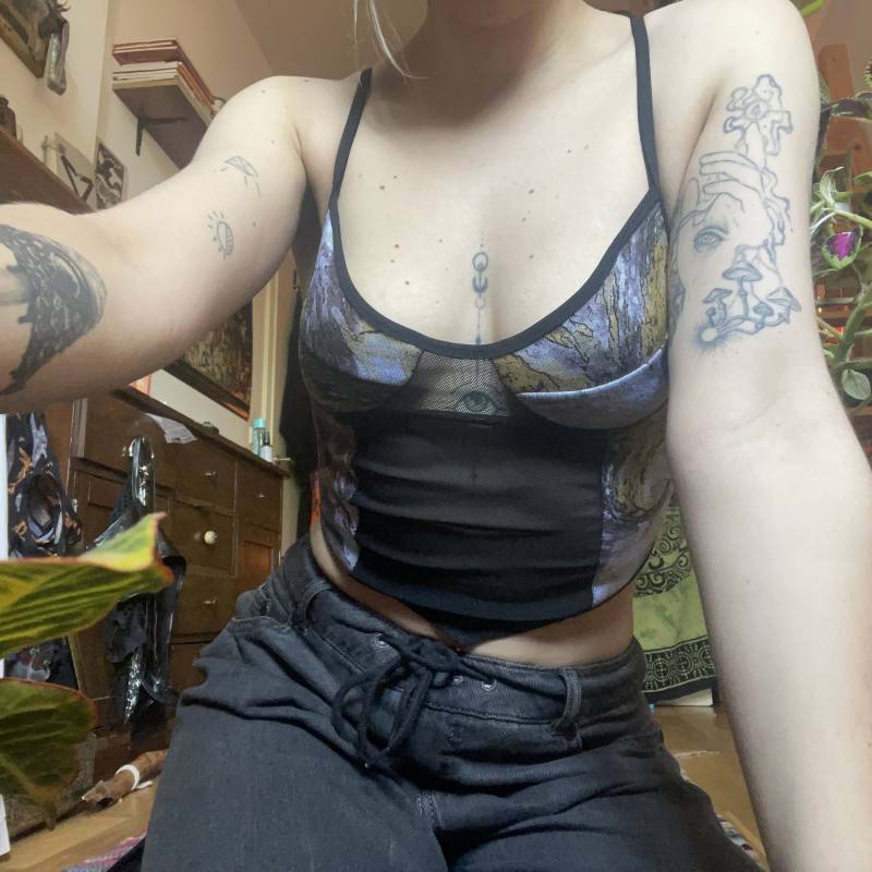 Bustier Top Daedi von LefthandedmonkeyShop