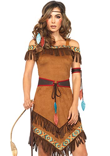 LEG AVENUE Damen Native Princess Erwachsenenkost me, Brown, Größe: S/M (EUR 36-38) von LEG AVENUE