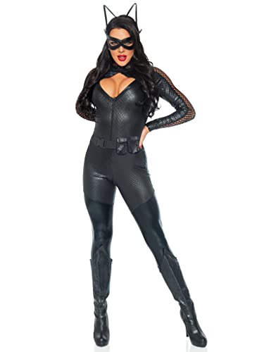 Leg Avenue Damen Wicked Kitty Kost me, Black, Large EUR 40 von LEG AVENUE