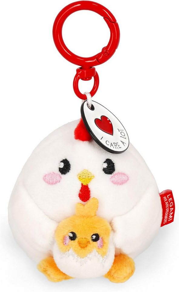 Legami Schlüsselanhänger Legami - Schlüsselanhänger Hen, Gravur & Karabinerhaken aus Zink von Legami