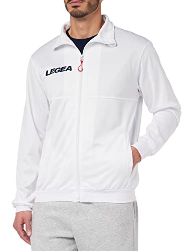 LEGEA Unisex Kuba Jacke, Weiß, XS von Legea