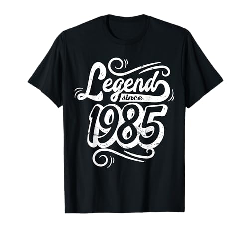Legend Since 1985, Vintage-Geburtstag, Herren, Damen, 37 Jahre T-Shirt von Legend Since Vintage Bithday Styles