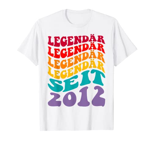 Legendär Seit 2012 10 geburtstag mann frau Mädchen und Jungs T-Shirt Legendär Seit 2012 10 geburtstag mann frau Mädchen und Jungs T-Shirt von Legendär Seit 2012 geburtstag 10 Retro