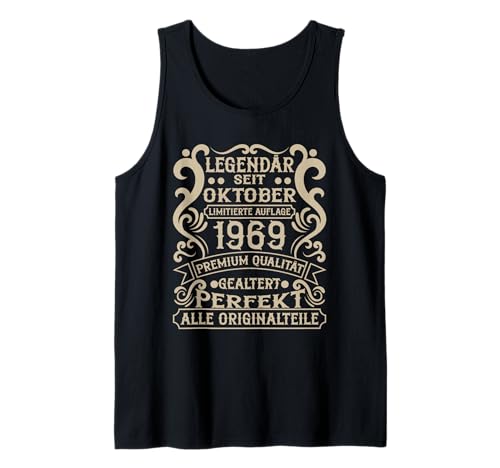 Jahrgang Oktober 1969 Legendär Seit Oktober 1969 Tank Top Jahrgang Oktober 1969 Legendär Seit Oktober 1969 Tank Top von Legendär seit Oktober 1969 Geburtstag
