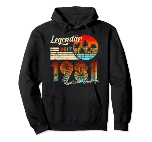 40. Geburtstag Geschenk Männer 40 Legendär seit 1981 Pullover Hoodie 40. Geburtstag Geschenk Männer 40 Legendär seit 1981 Pullover Hoodie von Legendär seit vintage 40 jährigen mann & frau