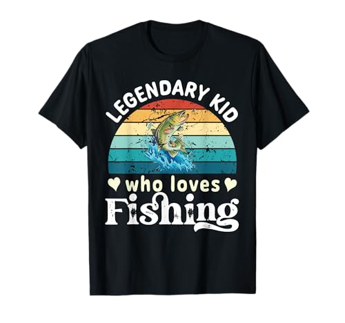 Legendäres Kind, das Angeln von Jungen liebt T-Shirt Legendäres Kind, das Angeln von Jungen liebt T-Shirt von Legendary Kids Apparel