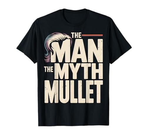 The Man The Myth The Vokuhila Retro Funny T-Shirt The Man The Myth The Vokuhila Retro Funny T-Shirt von Legendary Locks Co.