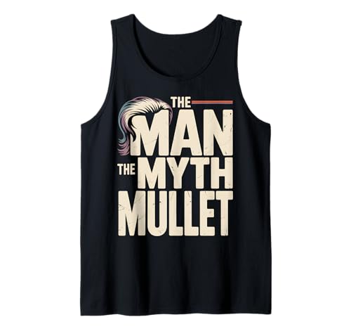 The Man The Myth The Vokuhila Retro Funny Tank Top The Man The Myth The Vokuhila Retro Funny Tank Top von Legendary Locks Co.