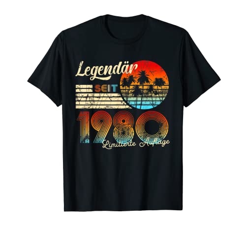 40. Geburtstag Geschenk Männer Legendär Seit Dezember 1980 T-Shirt 40. Geburtstag Geschenk Männer Legendär Seit Dezember 1980 T-Shirt von Legendary Since Vintage 40 Jährigen Mann & Frau