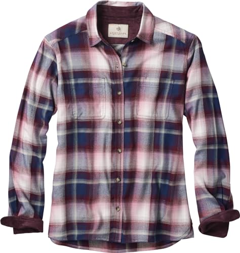 Legendary Whitetails Damen Legendary Flannel Comfort Fit Button-Down-Shirt, Manhattan Plaid, Small von Legendary Whitetails