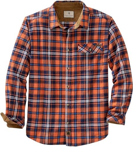 Legendary Whitetails Herren Buck Camp Flanellhemd Button-Down-Shirt, Cobalt Blaze Plaid, XX-Large von Legendary Whitetails