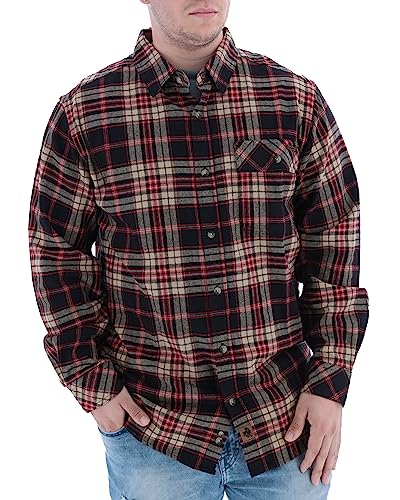 Legendary Whitetails Herren Buck Camp Flanellhemd Button-Down-Shirt, Frontier Plaid, Large Tall von Legendary Whitetails