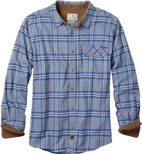 Legendary Whitetails Herren Buck Camp Flannel Button-Down-Shirt, Mayberry Plaid, 4X-Groß von Legendary Whitetails